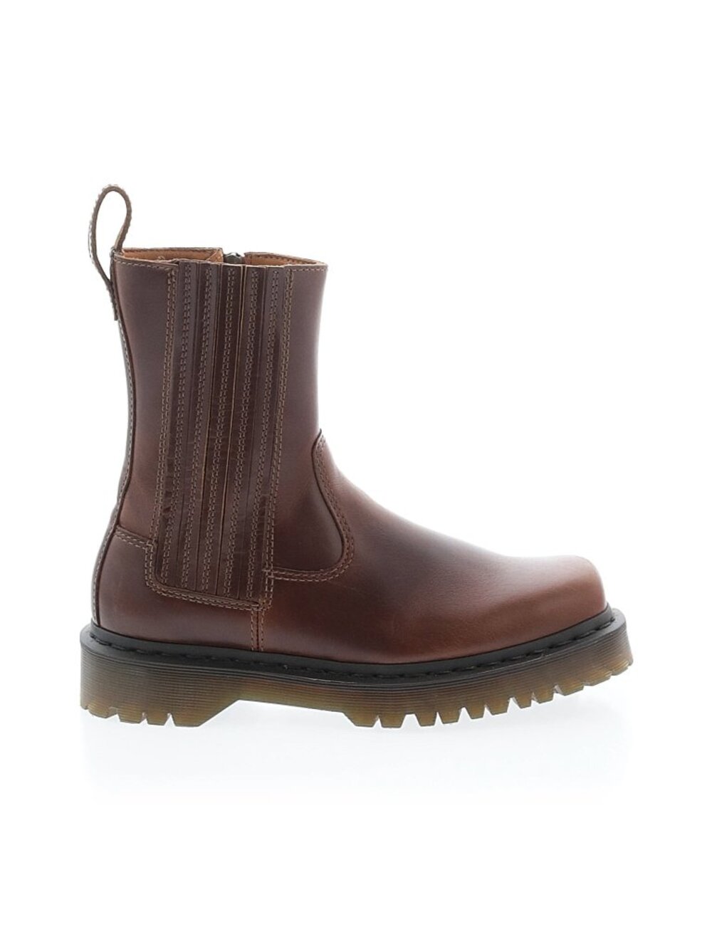 Amaayah Lo Orleans Leather Chelsea Boots in Butterscotch (Sz 8)